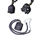 Elephant Spirit Obsidian Necklace