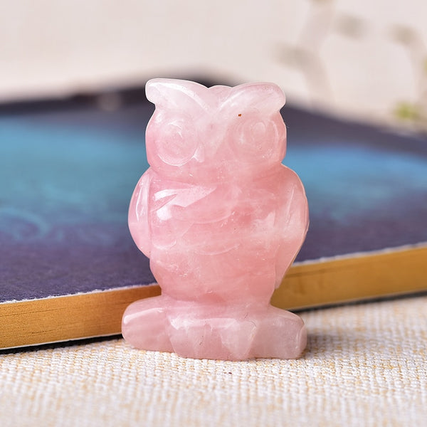 Owl Always Love You Rose Quartz Wisdom